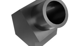 002-5743:Коленчатый патрубок с углом 45 градусов 1-11-1/2 NPTF для нагревателя охлаждающей жидкости двигателя