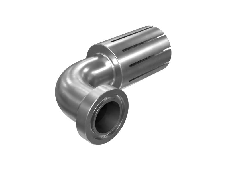 211-2658:Угловая муфта шланга с углом 90° для штока цанги