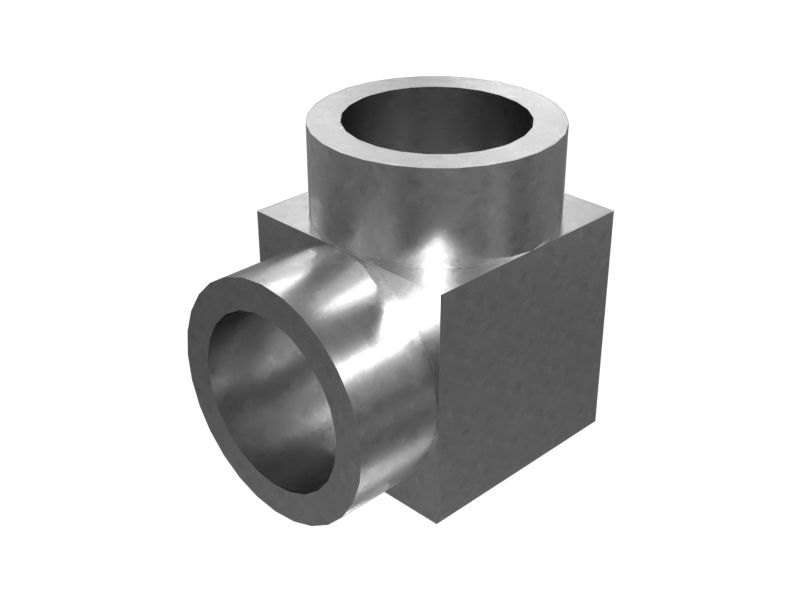 3B-6498:Коленчатый переходник на NPTF с углом 90 градусов