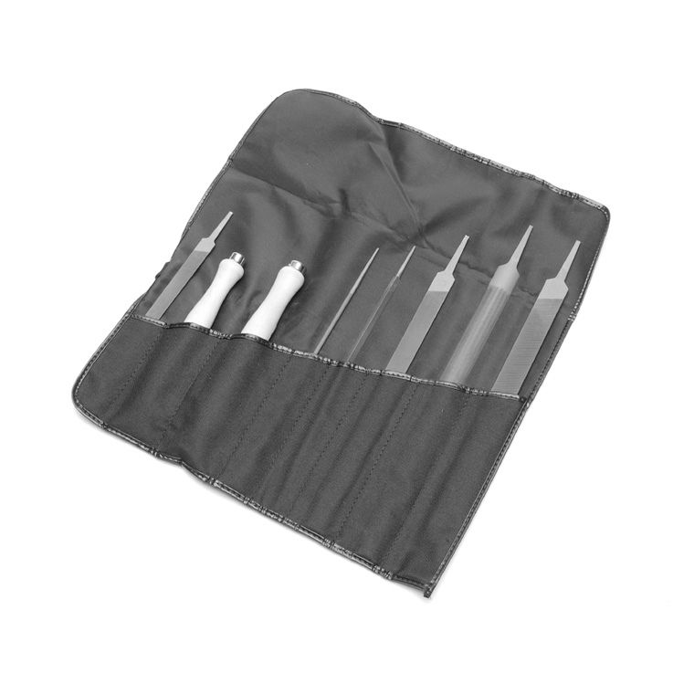 264-0414:Набор из 8 напильников с холщовой сумкой