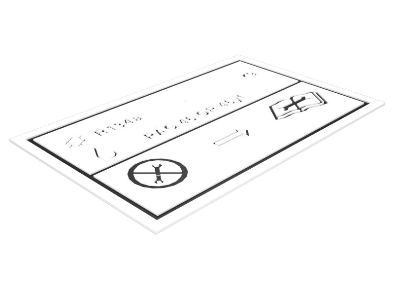 580-1783:Табличка с инструкциями (кондиционер воздуха)
