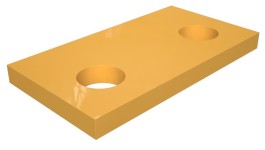 9C-6984:Опорная плита пальца толщиной 6 мм