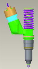 Форсунка Caterpillar восстановленная 10R3262