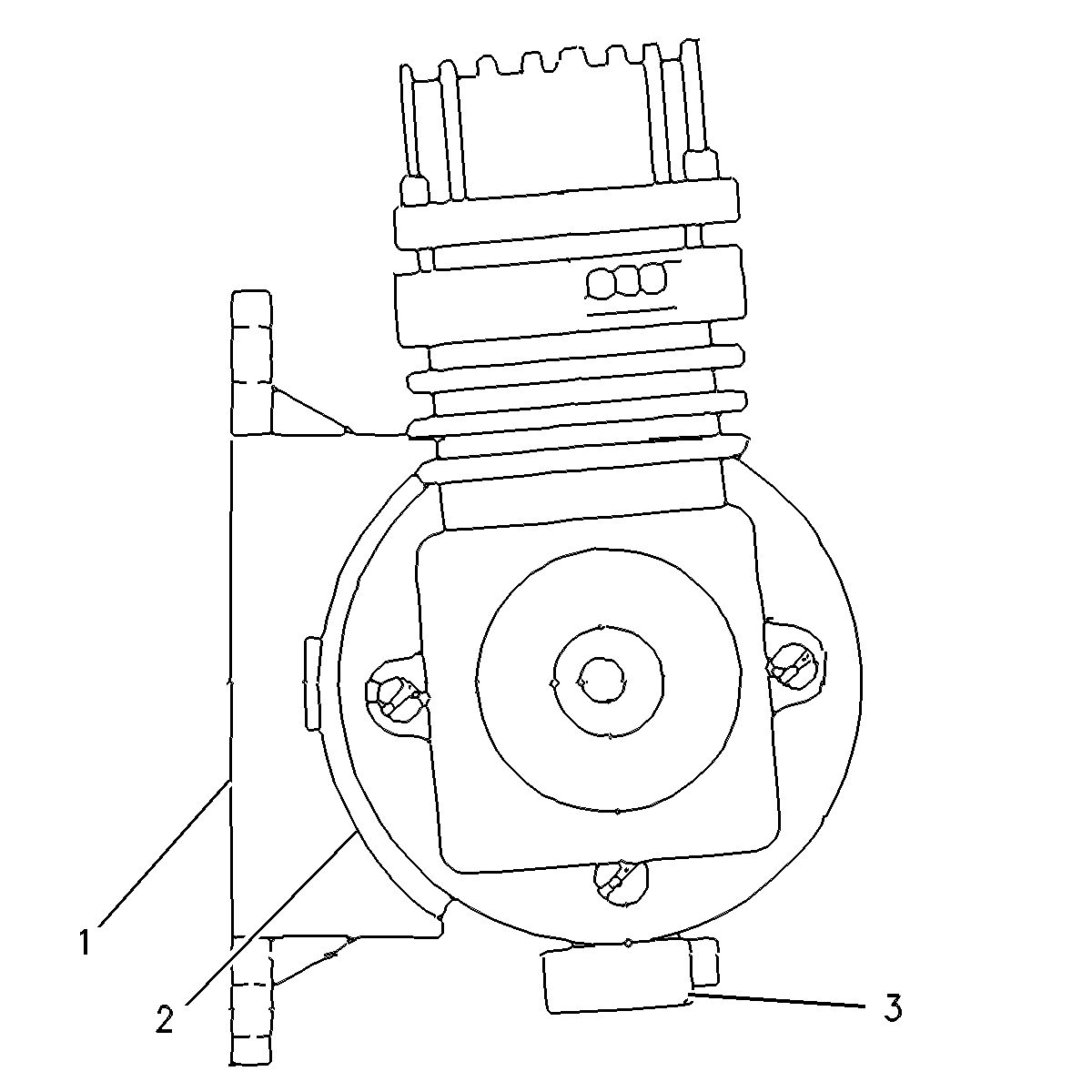 131-2875:БЛОК КОМПРЕССОРА