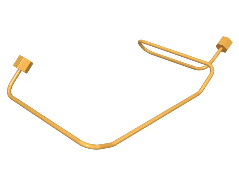 6I-0033:Трубопровод топливной форсунки внутреннего диаметра 1,83 мм