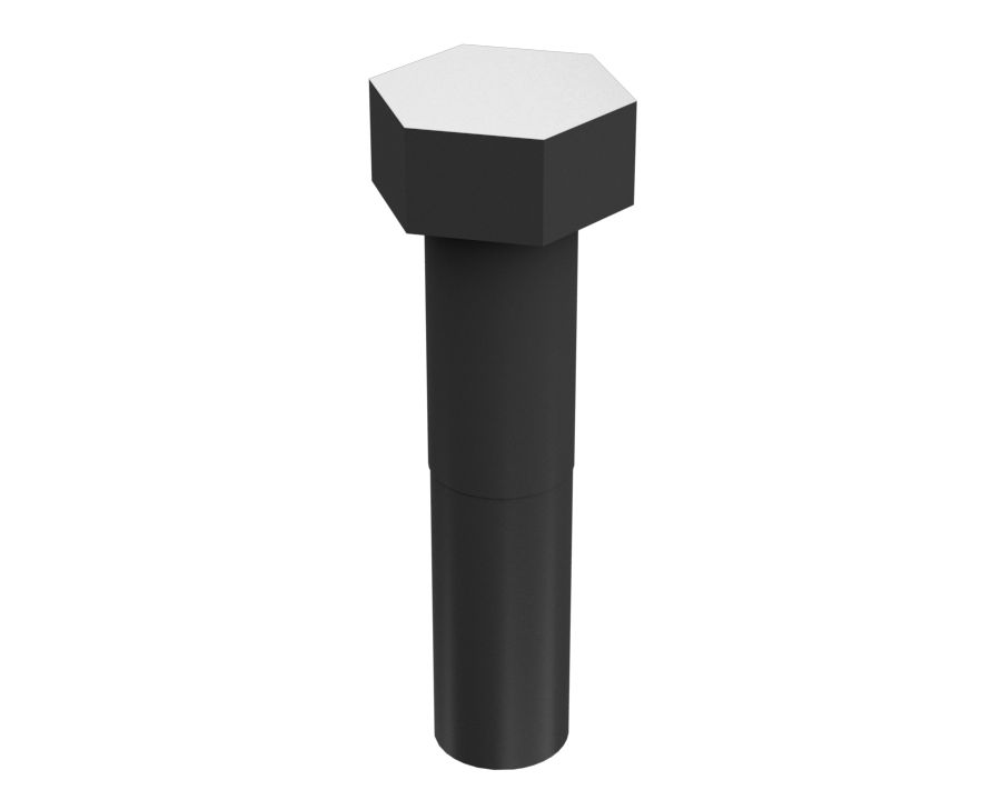 1D-4640:1-8 UNJC 2A Резьбовой болт с шестигранной головкой