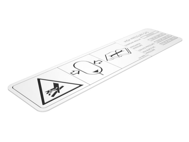 242-6092:Наклейка с предупреждением