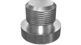 451-0464:Заглушка с отверстием на плоской торцевой стороне