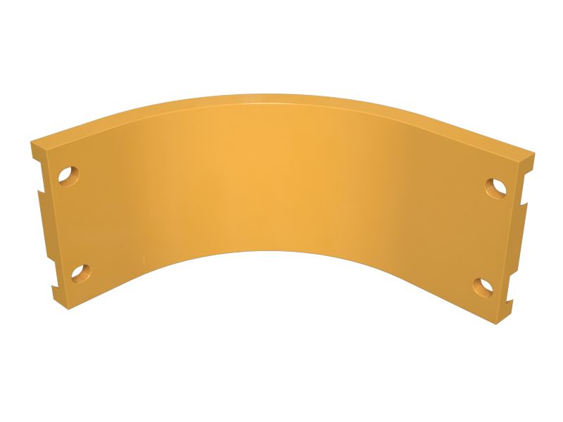 141-2723:Защитная пластина коробки передач рыхлителя (толщина 20 мм)