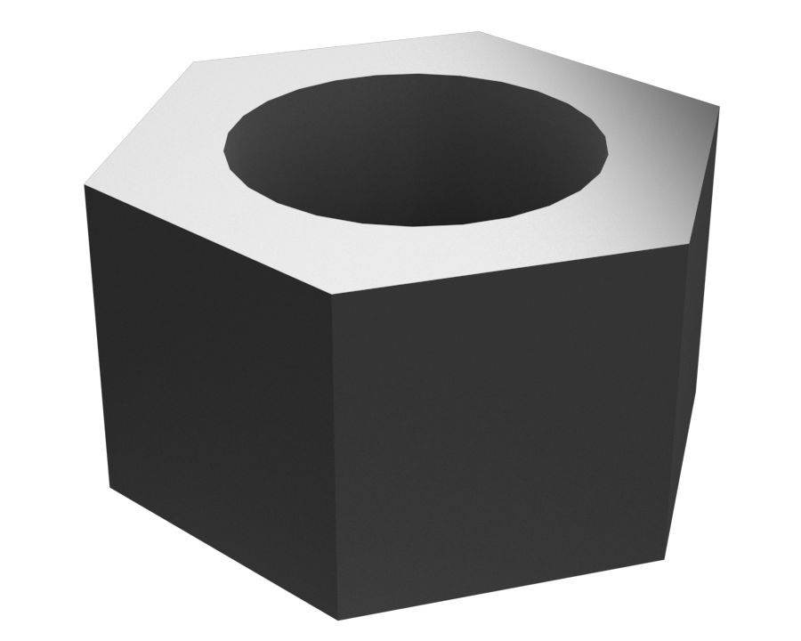 6V-7742:Шестигранная гайка M20