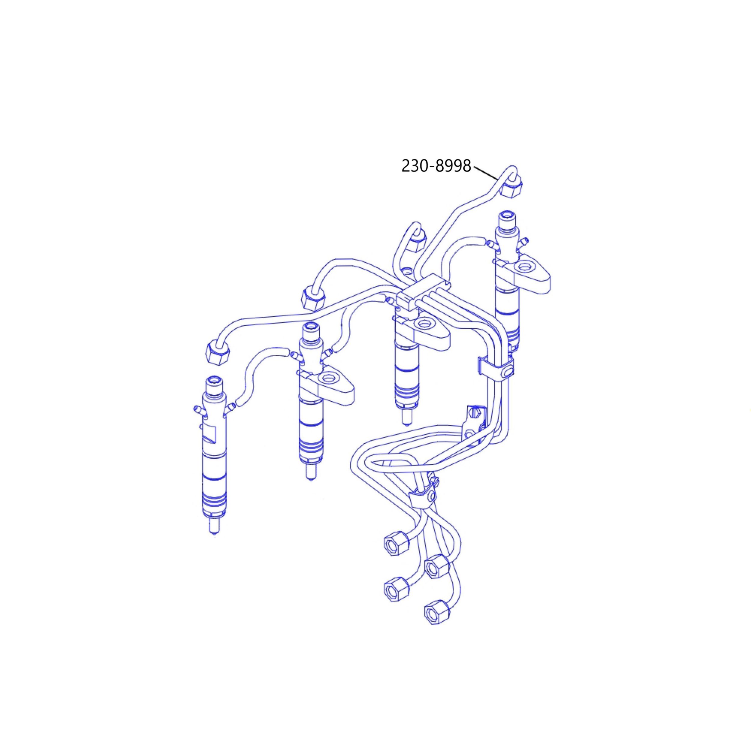 230-8998:Патрубок в сборе № 4