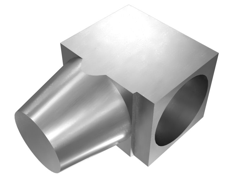 5K-9235:Переходной коленчатый патрубок, 90 градусов, длина 33,30 мм