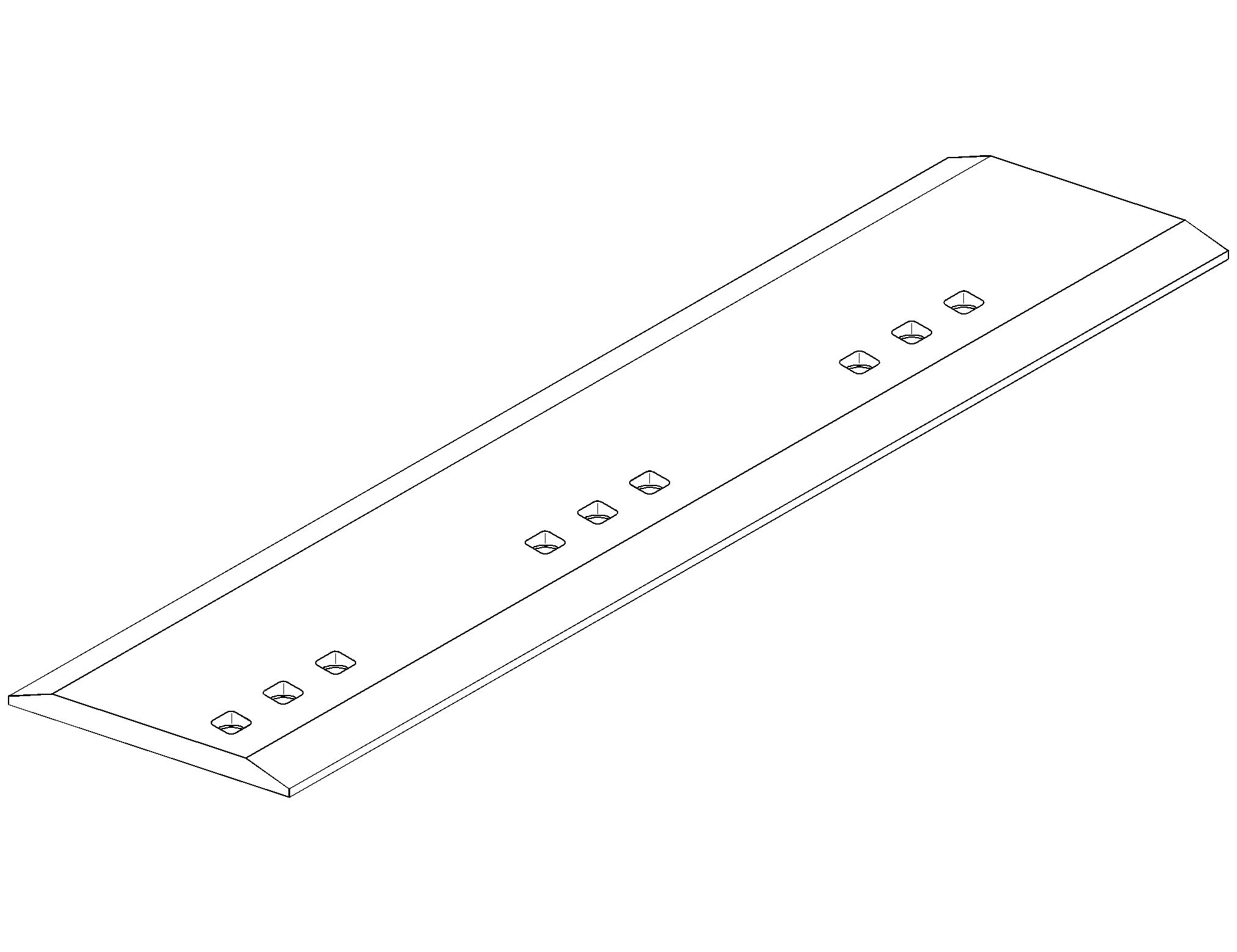 275-6010:Режущая кромка правая