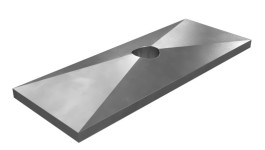 138-4572:Верхняя пластина зажима толщиной 7 мм