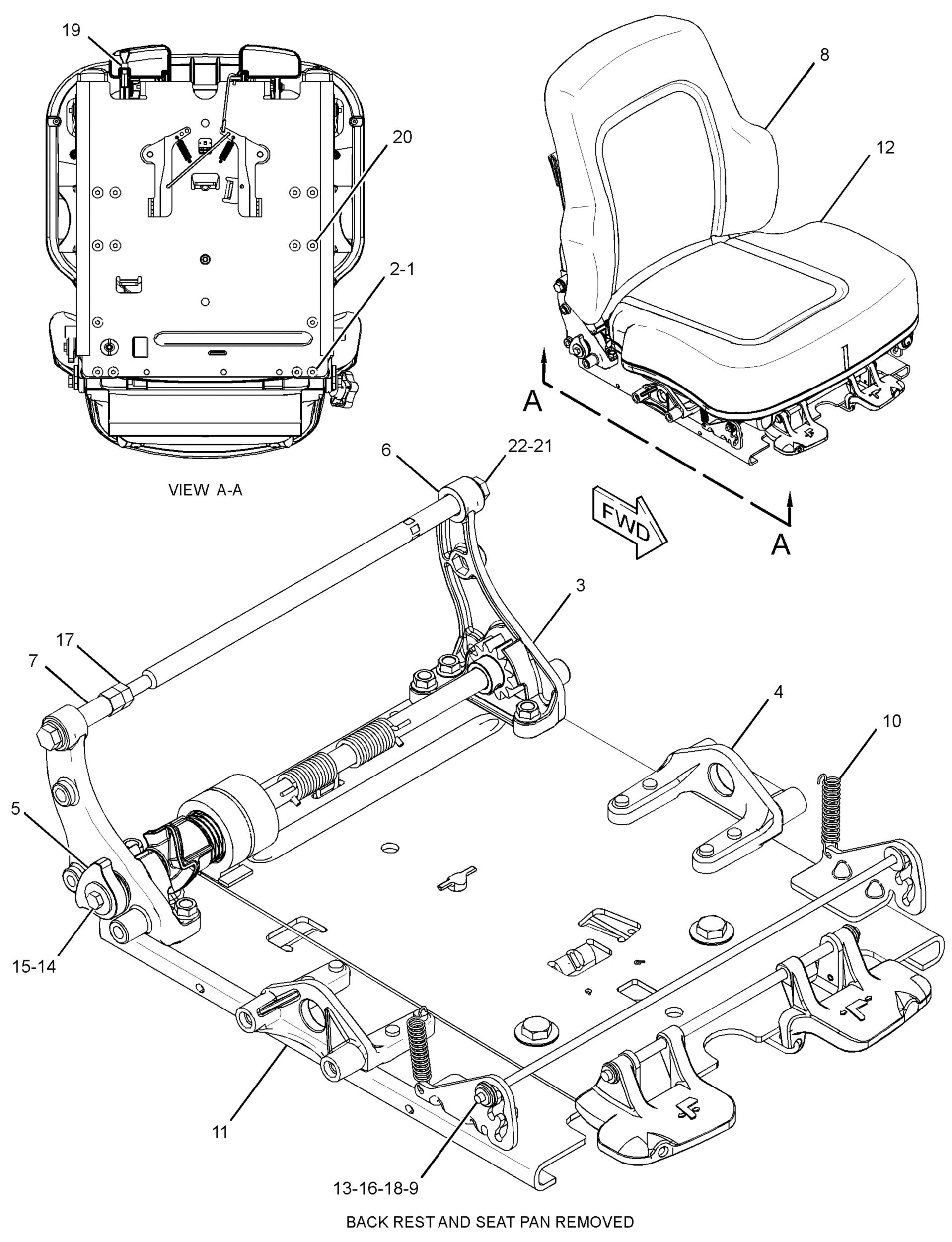 295-4434:БЛОК СИДЕНЬЯ C