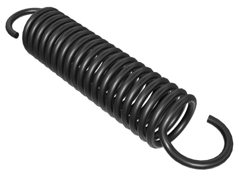 1A-0302:Пружина растяжения крюка 0,50" с наружным диаметром