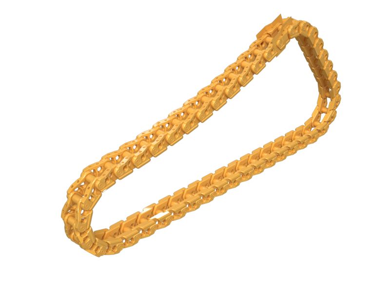 380-5946:Звено герметичной и смазываемой гусеницы с шагом 260,4 мм