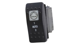 195-7634:Герметичный кулисный переключатель с подсветкой 24 В