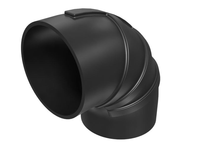 6T-6158:Колено воздухоочистителя