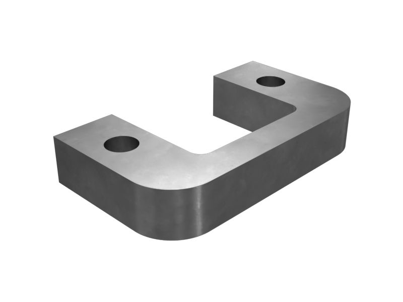 4E-5591:Стальная фиксирующая пластина длиной 124 мм