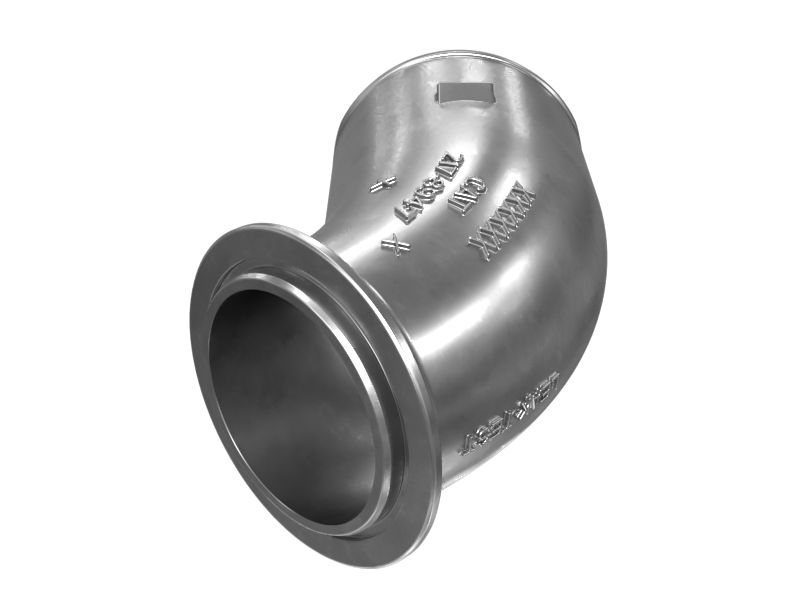 217-8947:Коленчатый патрубок переходника турбокомпрессора 107 мм с внешним диаметром