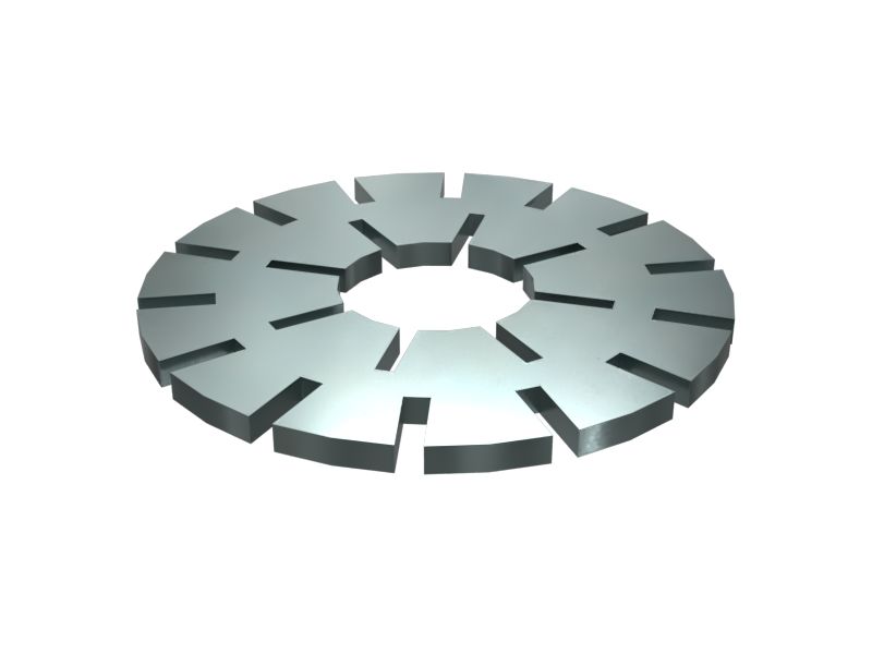 7F-9223:Зубчатая стопорная шайба с внешними и внутренними зубьями, M6