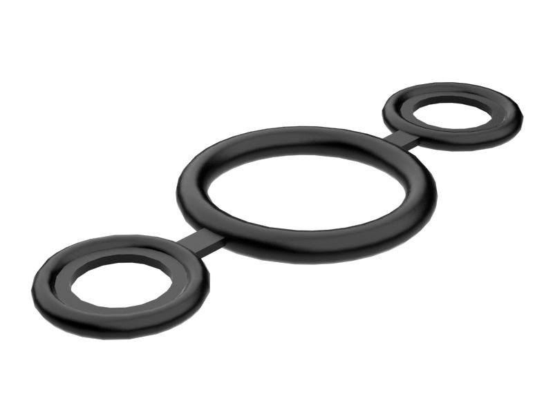 351-8206:Уплотнительное кольцо охладителя моторного масла толщиной 3,5 мм