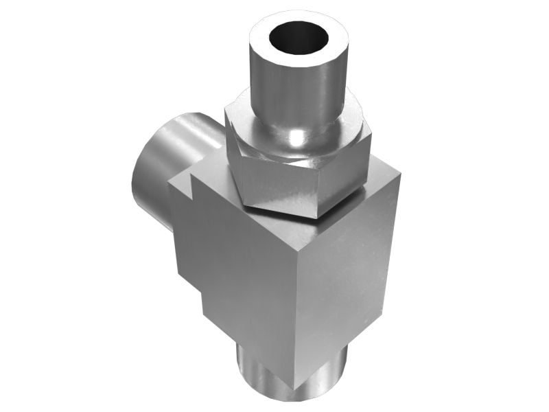 6V-9161:Тройниковый переходник с резьбой 7/16" X 11/16