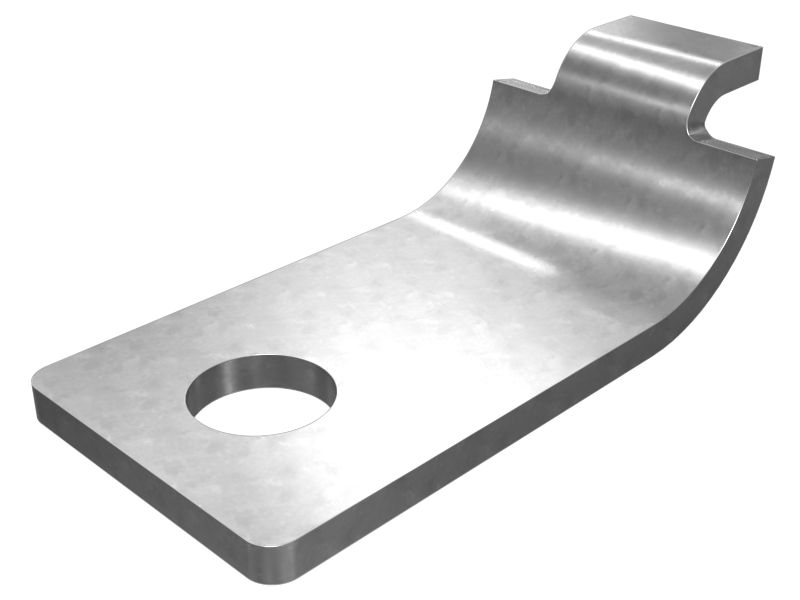 144-7091:Зажим из двух частей, толщина 4 мм