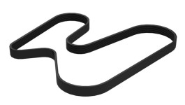 390-0536:Поликлиновый ремень длиной 1764 мм