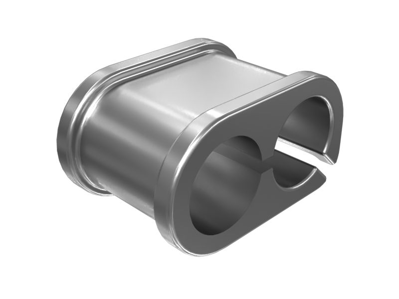 333-4609:Уплотнение с двумя овальными сквозными отверстиями