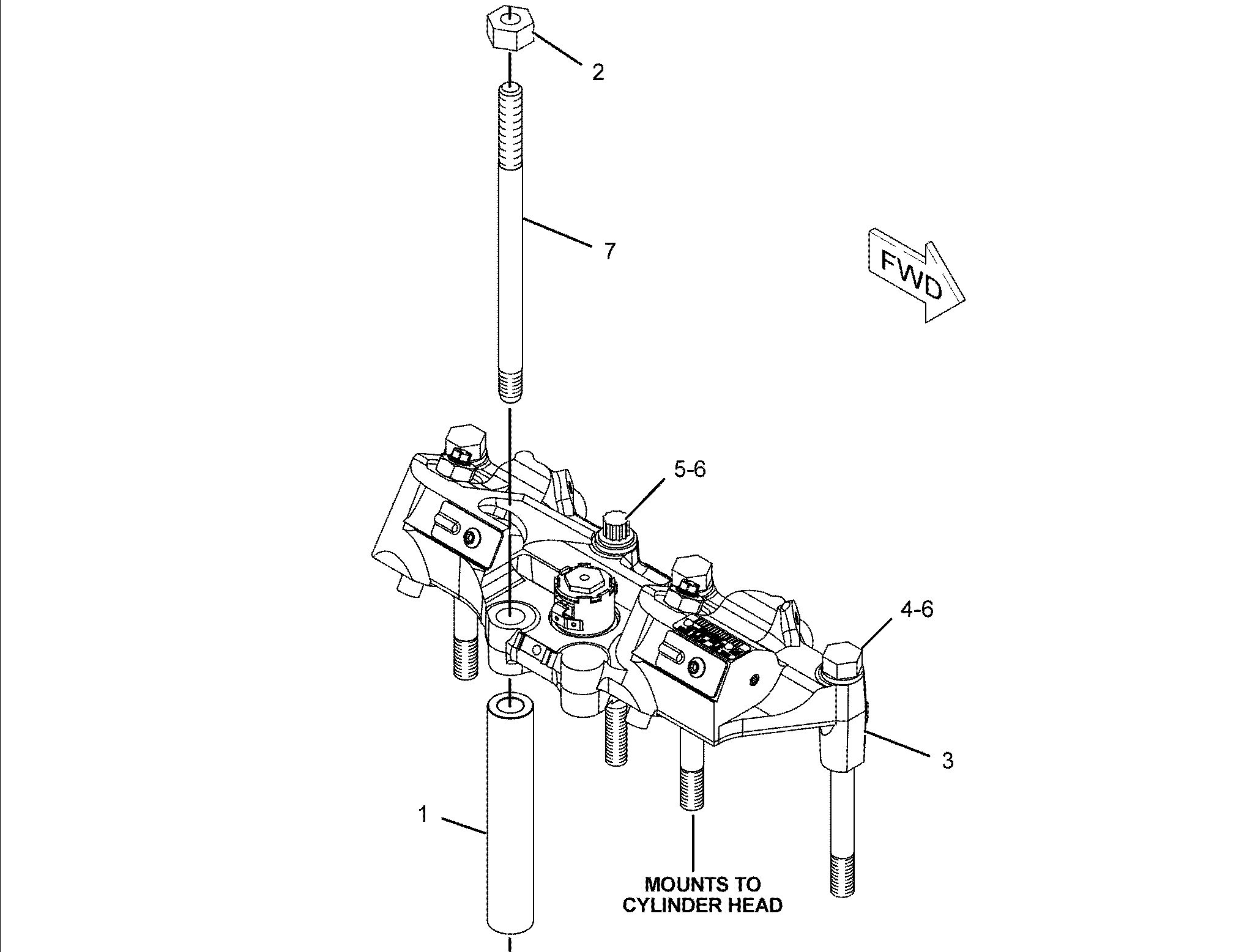 194-4273:Комплект тормоза двигателя