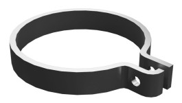 6F-8814:Впускной зажим выхлопной системы с минимальным внутренним диаметром 131,6 мм