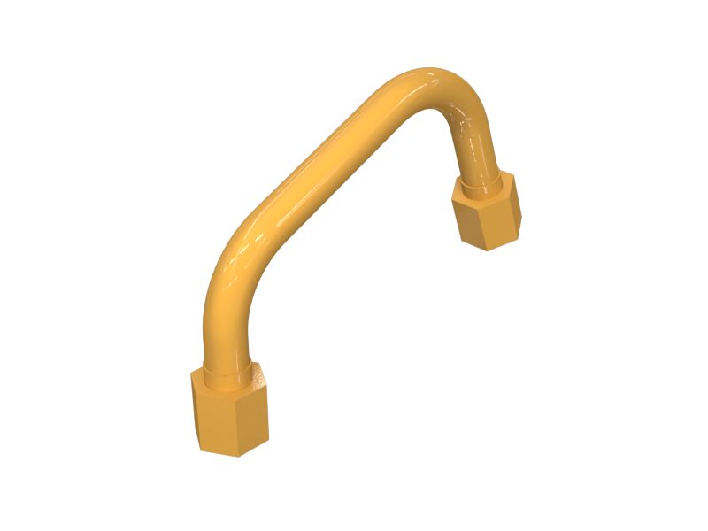 153-7499:Трубка с гаечным фитингом и одним раструбом 15,88 мм