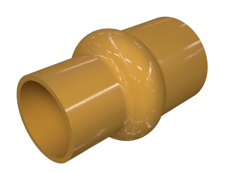 311-2768:Центральный раструбный шланг с гибкими сочленениями с внутренним диаметром 50,40 мм