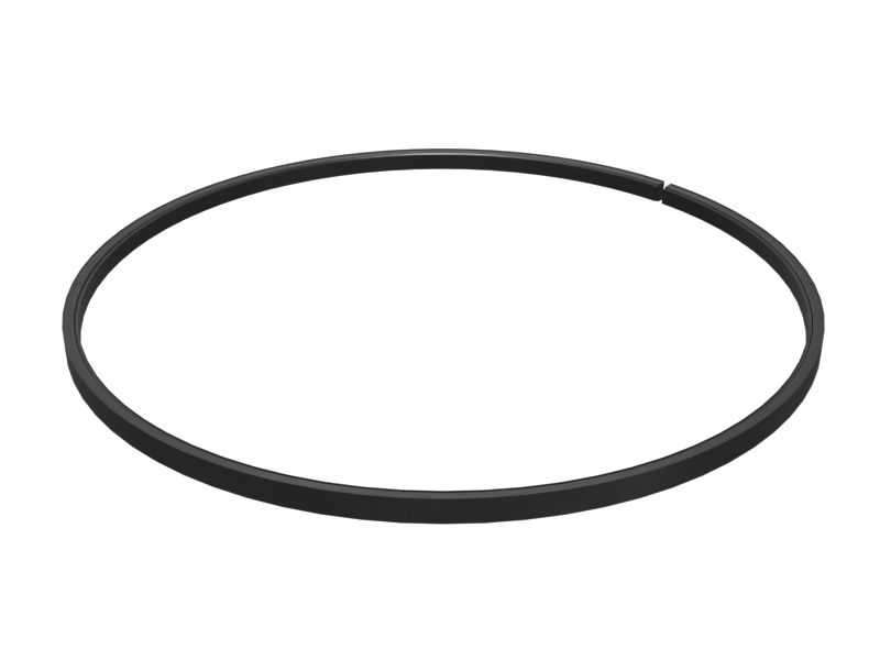 6T-0248:Пластмассовое уплотнительное кольцо, максимальный свободный диаметр 130,45 мм