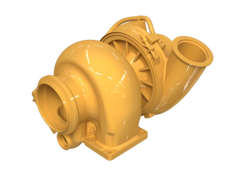 10R-4629:БЛОК ОСНОВНОГО ТУРБОКОМПРЕССОРА