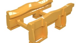 617-4478:Направляющий щиток гусеничной ленты