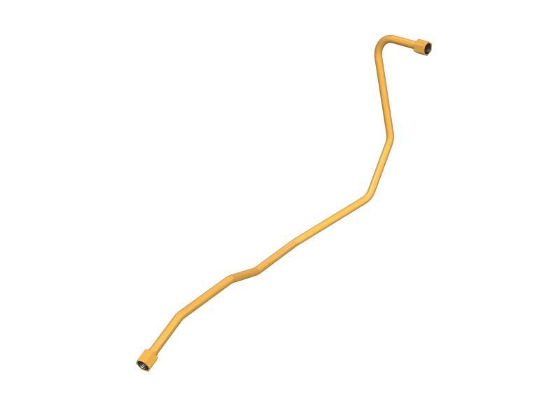 2W-3973:Стальной патрубок 15,88 мм с несколькими изгибами и расширением на одном конце