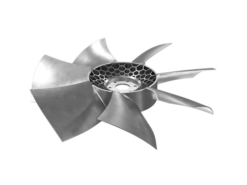 261-7504:Крестовина 7-лопастного всасывающего вентилятора