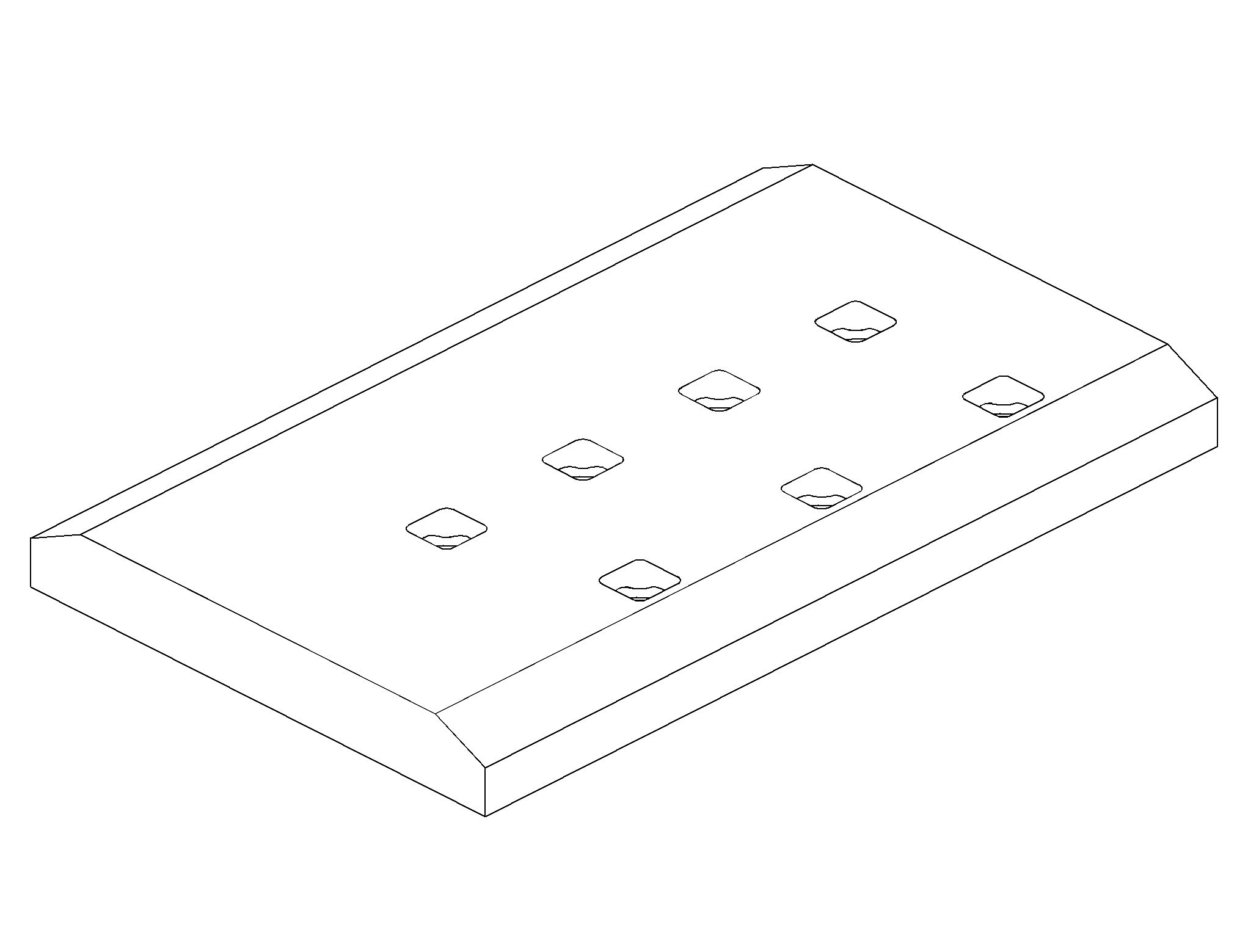257-1853:Накладки для ровного резания (правая)