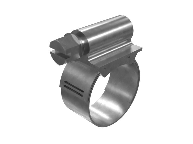 124-6257:Шланговый хомут с гильзой, минимальный диаметр 14,00 мм