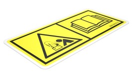 225-0312:Наклейка с предупреждением