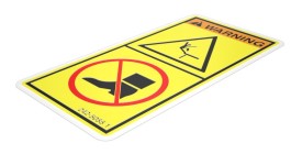 242-5055:Предупреждающая наклейка "Не наступать