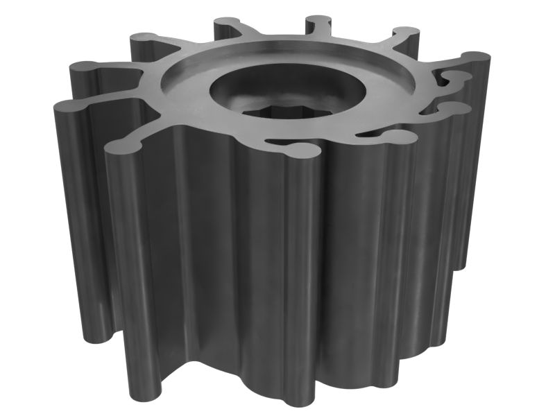 232-3198:Колесо водяного насоса с 12 лопастями