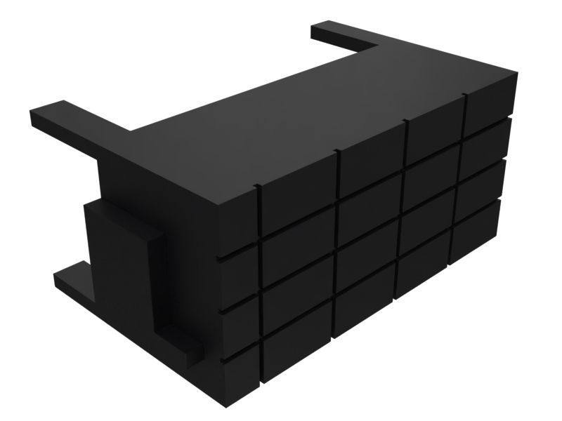 124-9636:Мини-блок предохранителей в 4 ряда