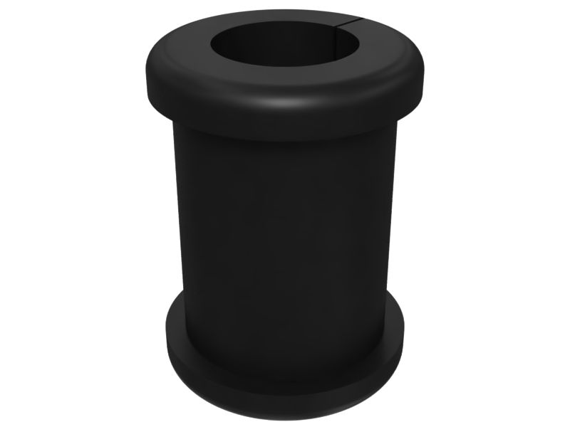 7V-6571:Резиновая втулка с круглым фланцем внутреннего диаметра 16 мм