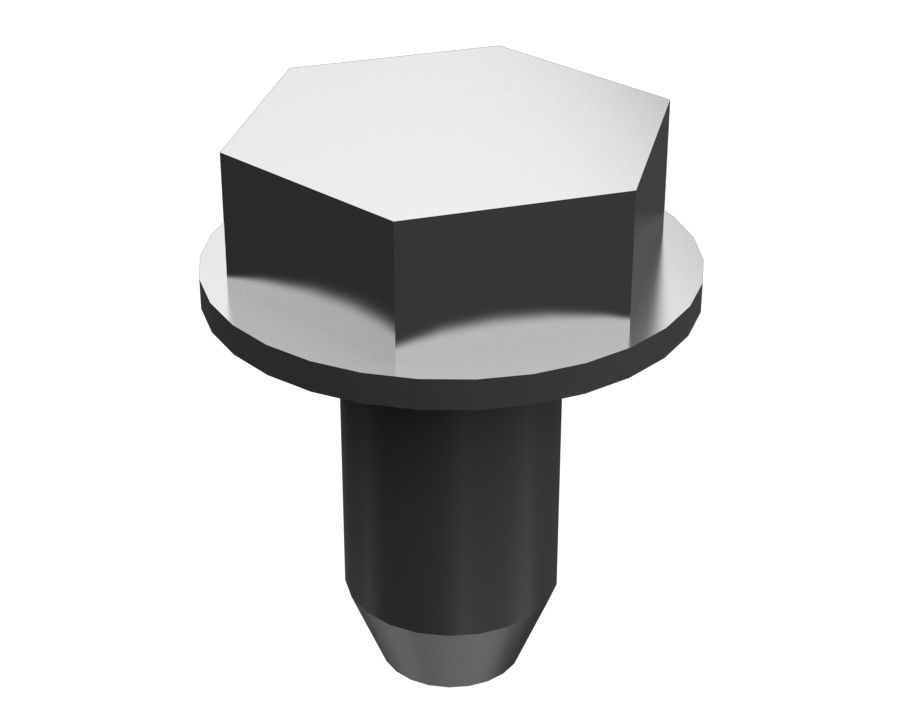 030-9613:Винт с шестигранной головкой с шайбой резьбой 10-24