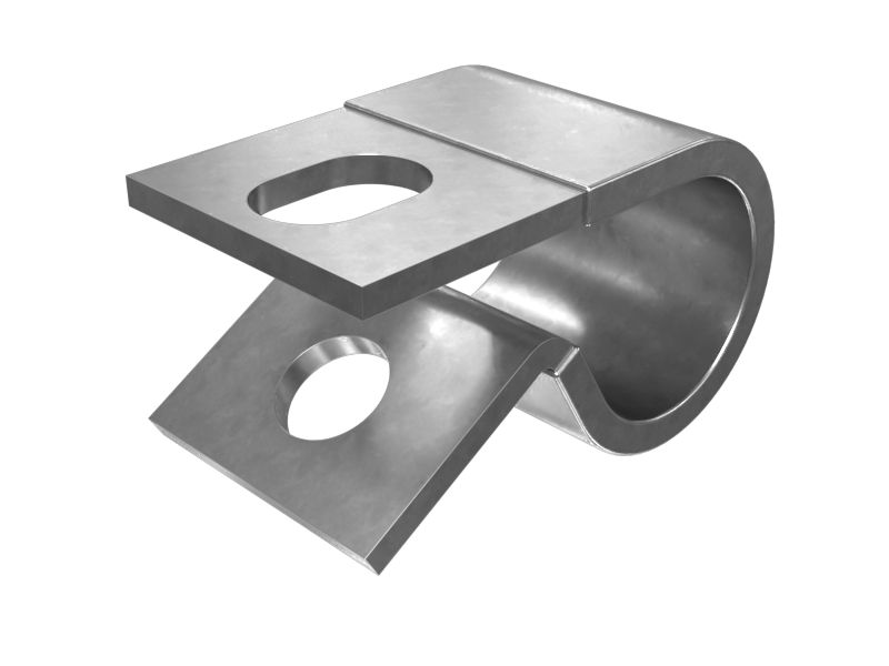 4V-4125:Зажим для одной трубки внутреннего диаметра 25,00 мм