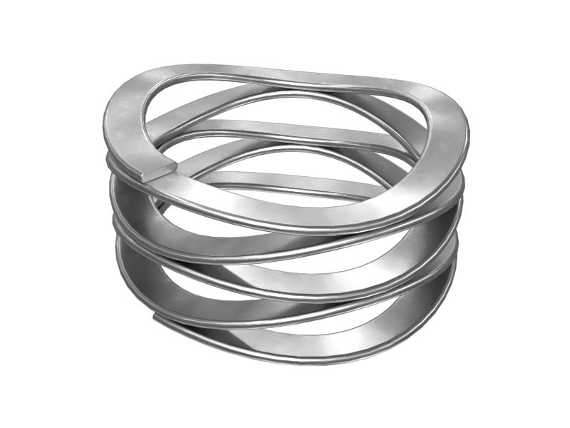 367-0809:Волновая пружина, толщина 0,45 мм